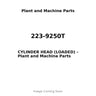 223-9250T - CYLINDER HEAD (LOADED)