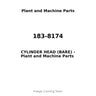 183-8174 - CYLINDER HEAD (BARE)