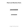 2645K609 - NOZZLE, INJECTOR