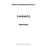 2645K602 - NOZZLE, INJECTOR