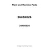 2645K026 - INJECTOR ASSEMBLY
