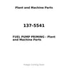 137-5541 - FUEL PUMP PRIMING