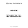 117-5063 - PISTON BODY C/W CLIPS