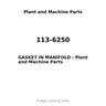 113-6250 - GASKET IN MANIFOLD