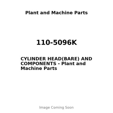 110-5096K - CYLINDER HEAD(BARE) AND COMPONENTS