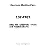 107-7787 - RING PISTON (TOP)