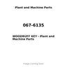 067-6135 - WOODRUFF KEY