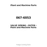 067-6053 - VALVE SPRING - OUTER