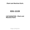 031-1119 - CAP RADIATOR