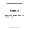 K919048 - HYDRAULIC PUMP