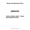 J900250 - LOCK, VALVE, HALF