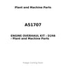 A51707 - ENGINE OVERHAUL KIT - D246