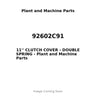 92602C91 - 11'' CLUTCH COVER - DOUBLE SPRING