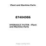 87404986 - HYDRAULIC FILTER