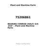 75206861 - BEARING CONROD (HALF) O/S .010"