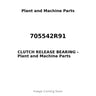 705542R91 - CLUTCH RELEASE BEARING