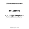 691631C91 - REAR SEAL KIT, CRANKSHAFT