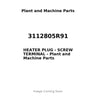 3112805R91 - HEATER PLUG - SCREW TERMINAL