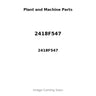 2418F547 - REAR SEAL, CRANKSHAFT