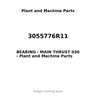 3055776R11 - BEARING - MAIN THRUST 030
