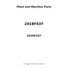 2418F437 - FRONT COVER SEAL