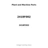 2418F002 - O RING