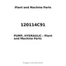 120114C91 - PUMP, HYDRAULIC
