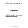 A77480 - LOWER GASKET KIT