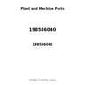 198586040 - MAIN BEARING SET -STD