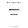 1830725C91 - BEARING PAIR, MAIN - STD