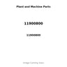11900800 - ENGINE OVERHAUL KIT: A3.152 (FF)