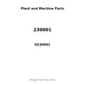 0230001 - VALVE COTTER (HALF)