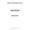 504242547 - GASKET TURBO