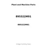 895322M91 - OUTER BEARING (ROLLER)