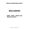 892130M93 - PIPE - FUEL
