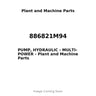 886821M94 - PUMP, HYDRAULIC - MULTI-POWER
