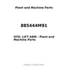 885444M91 - HYD. LIFT ARM