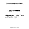 883887M91 - DRAWBAR PIN - LONG