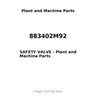 883402M92 - SAFETY VALVE