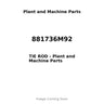 881736M92 - TIE ROD