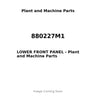 880227M1 - LOWER FRONT PANEL