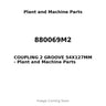 880069M2 - COUPLING 2 GROOVE 54X127MM