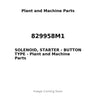 829958M1 - SOLENOID, STARTER - BUTTON TYPE