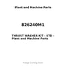 826240M1 - THRUST WASHER KIT - STD