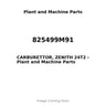 825499M91 - CARBURETTOR, ZENITH 24T2