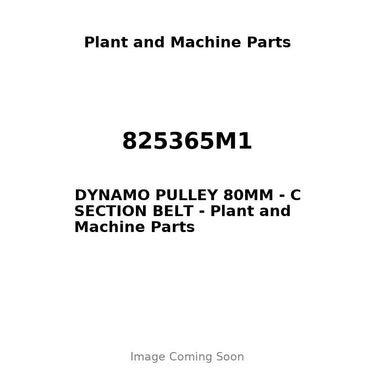 825365M1 - DYNAMO PULLEY 80MM - C SECTION BELT