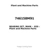 746158M91 - BEARING SET, MAIN - .020