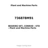736878M91 - BEARING SET, CONROD - STD