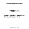 735016M1 - GASKET, EXHAUST MANIFOLD