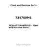734700M1 - EXHAUST MANIFOLD